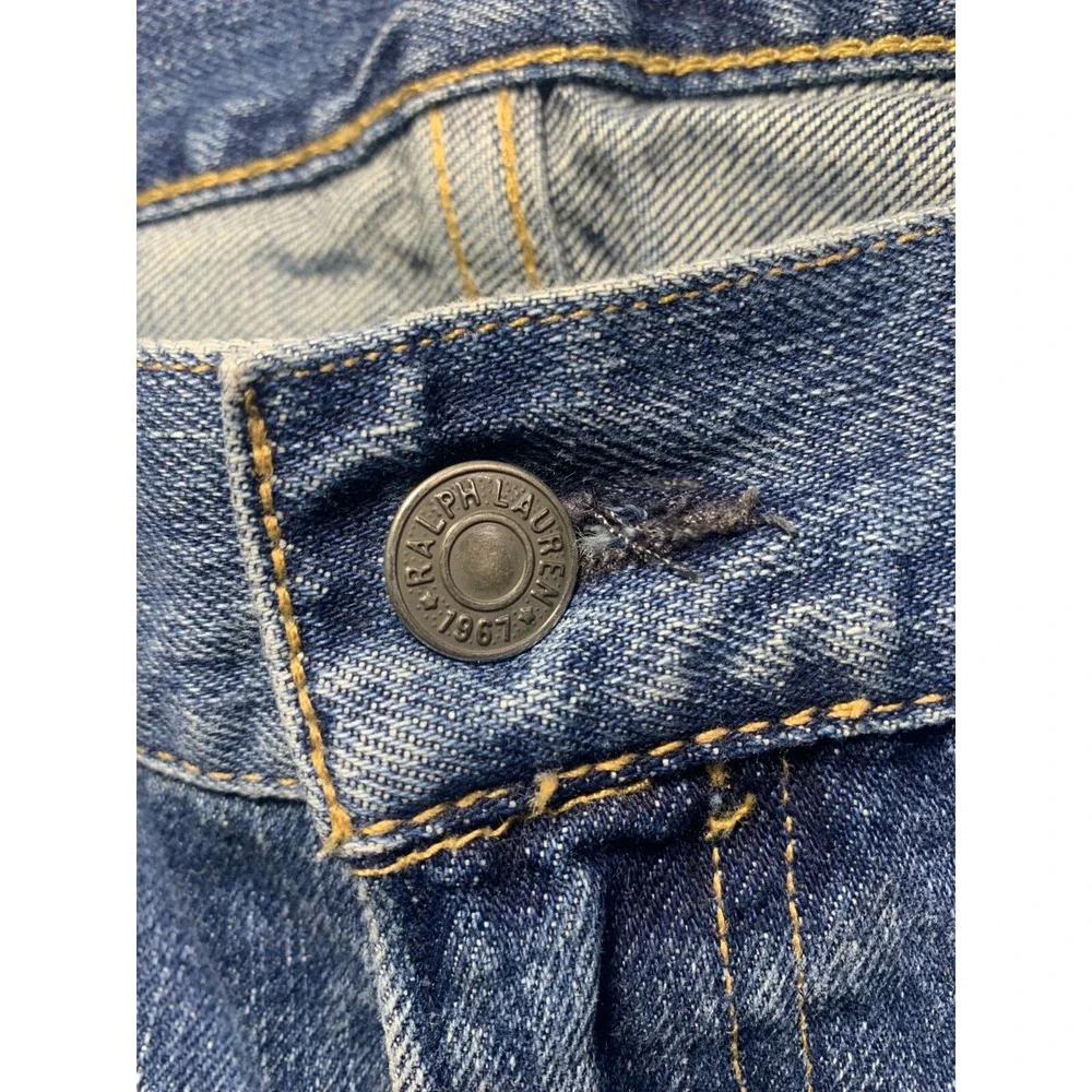 Polo Ralph Lauren Authentic Dungarees Blue Straight Leg Jeans 38x30 Mens